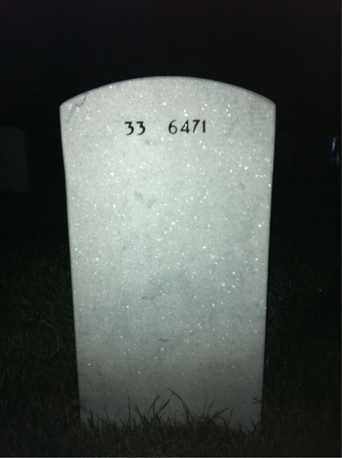 Back of headstone — Steven Kelton