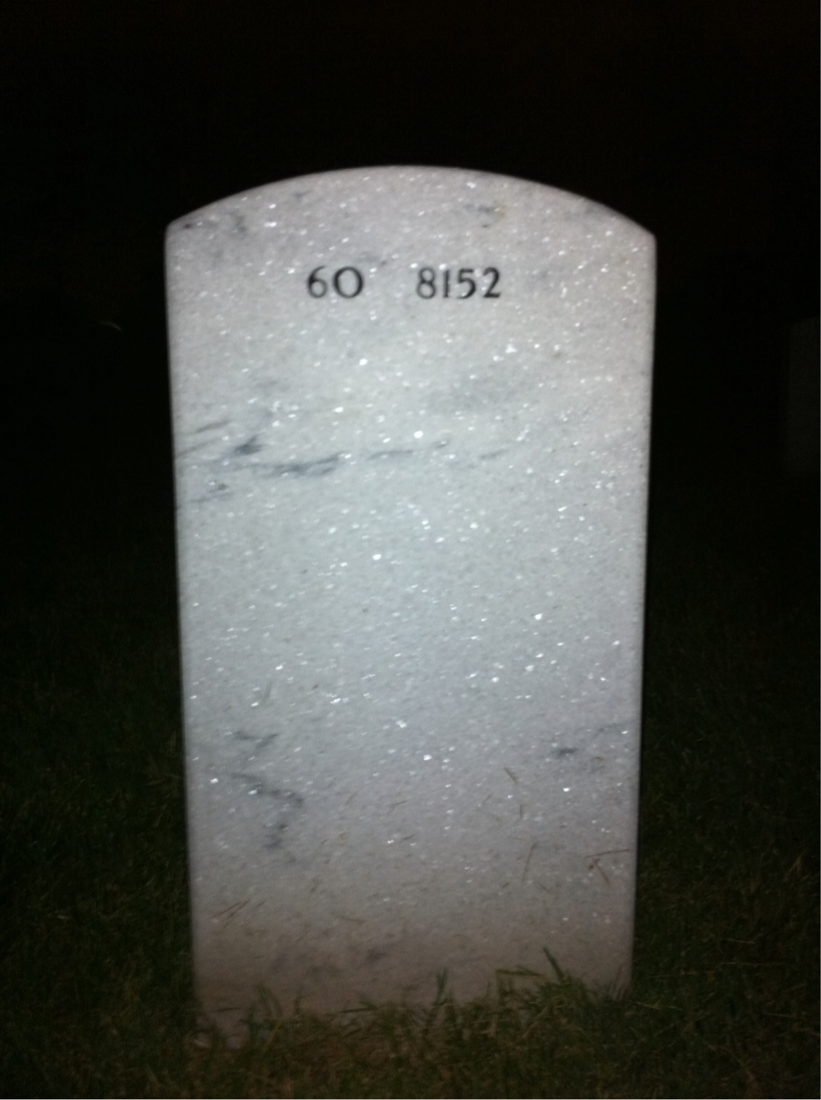 Back of headstone — Thomas Wren