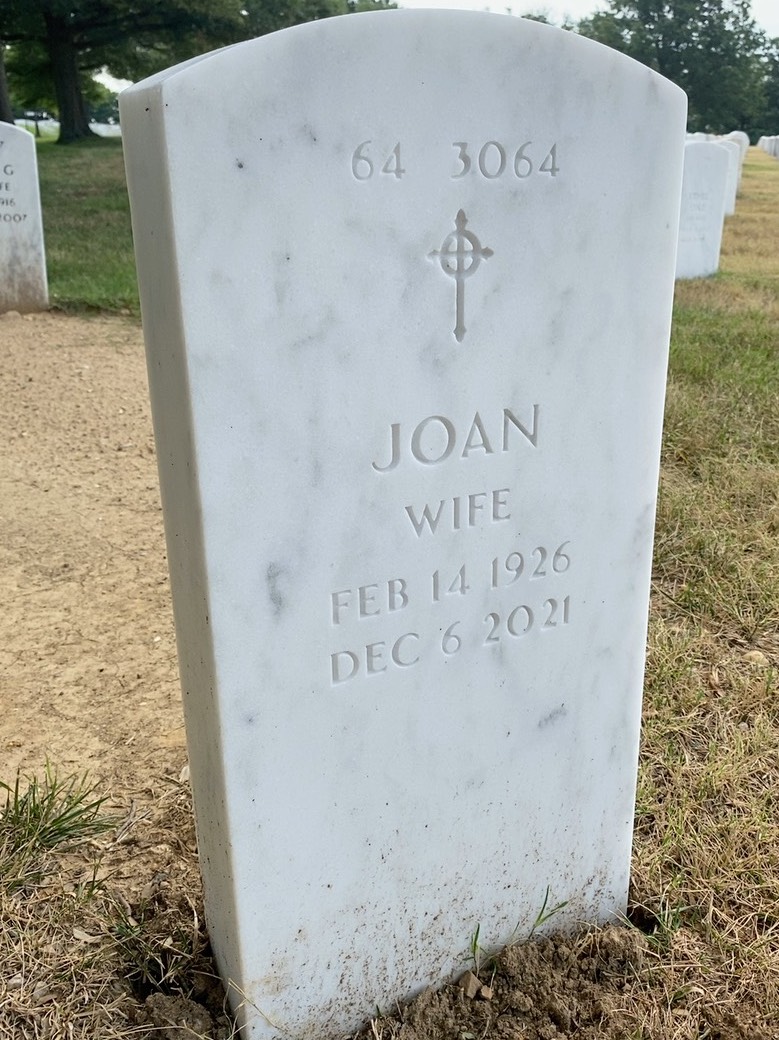 Back of headstone — Walton Alley