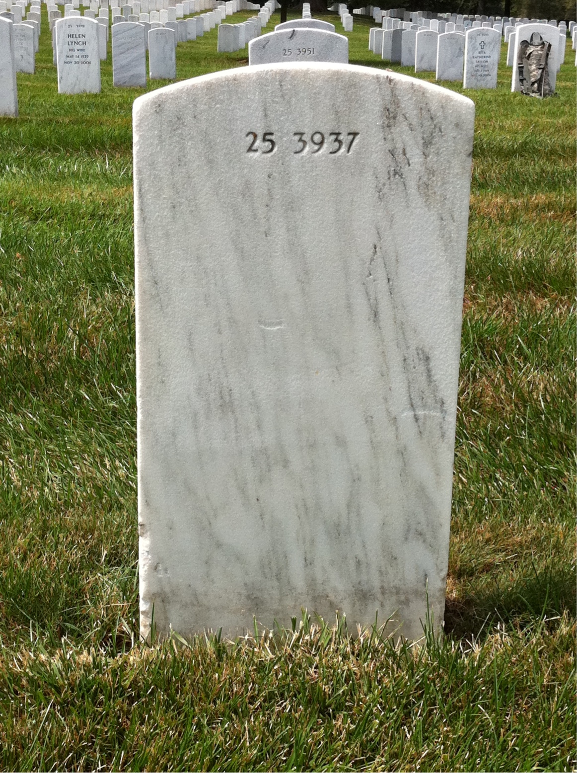 Back of headstone — Michael Moultrie
