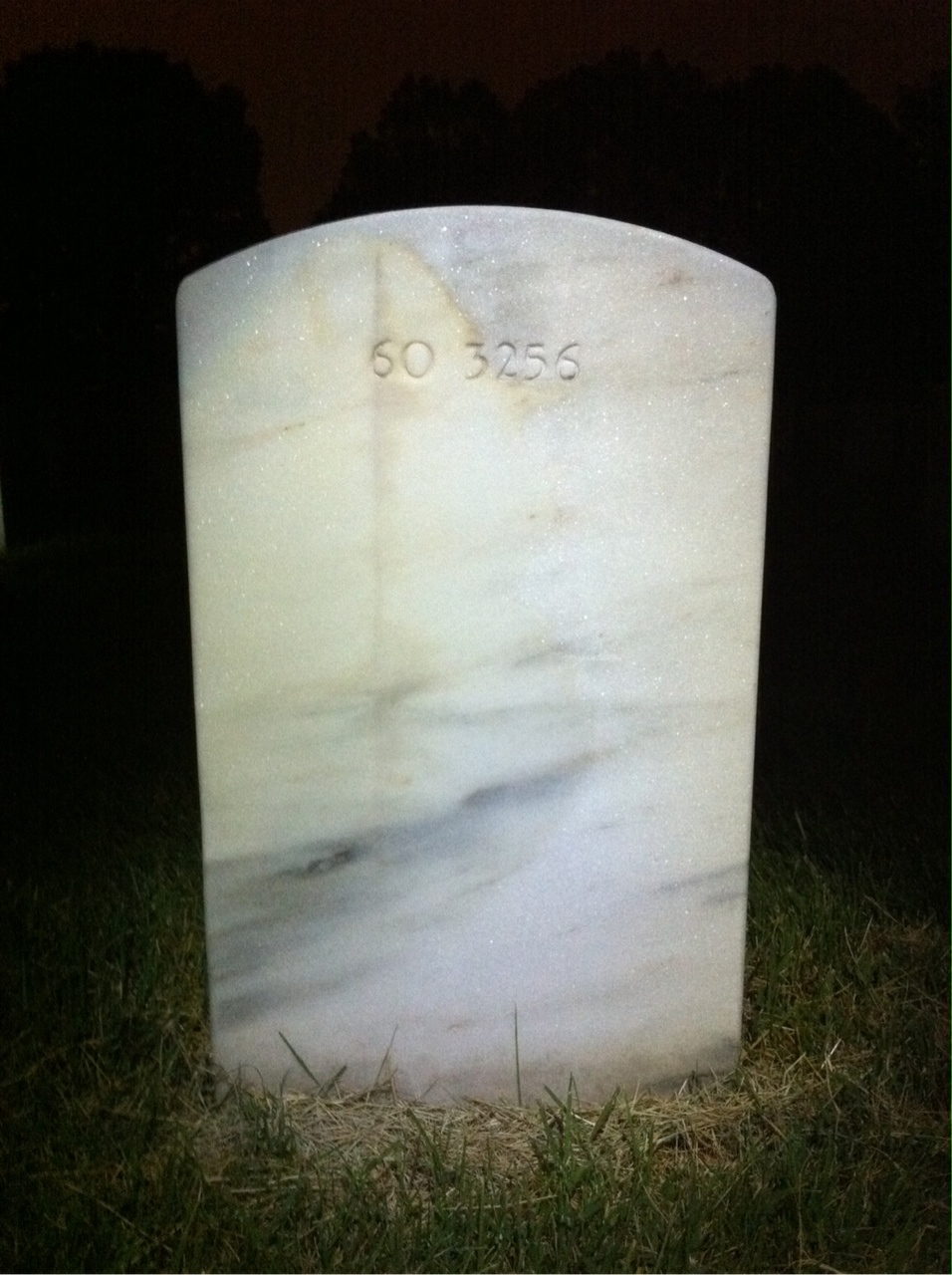 Back of headstone — William Altevogt