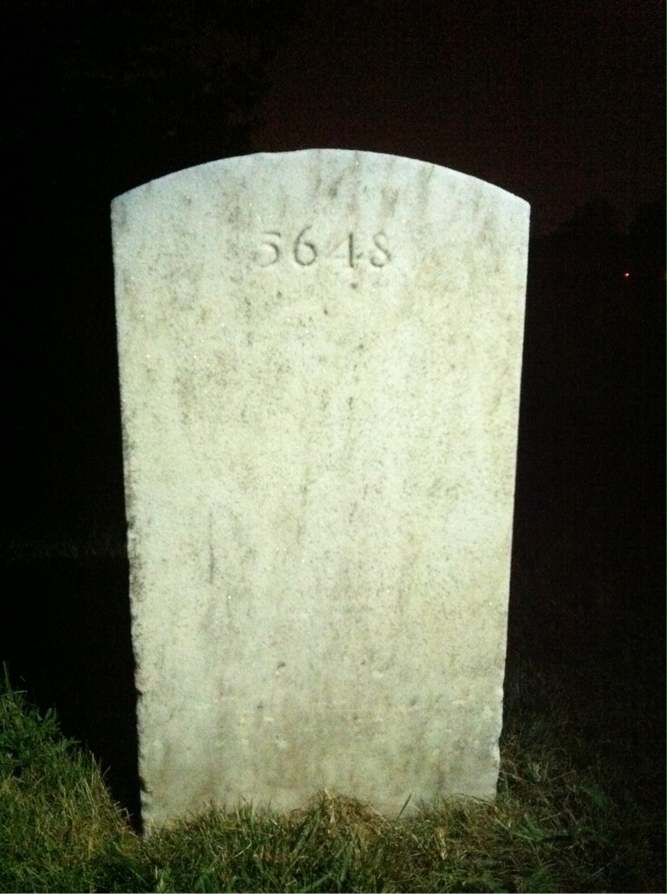 Back of headstone — John Murphy