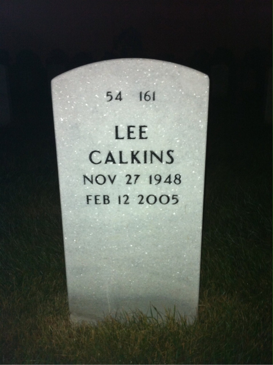 Back of headstone — Thomas Hutt