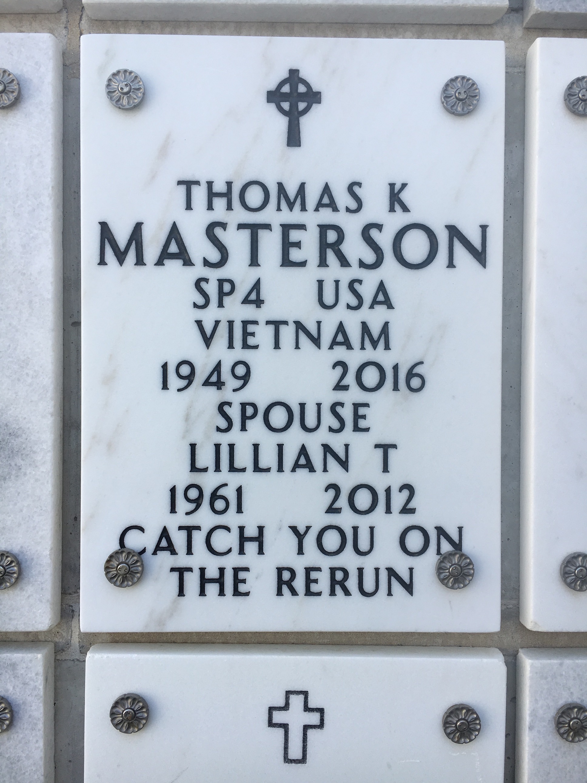 Thomas K Masterson