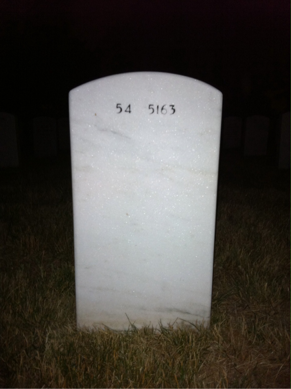 Back of headstone — Philip Day