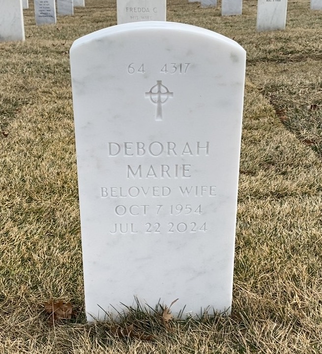 Back of headstone — Donald Biesenbach