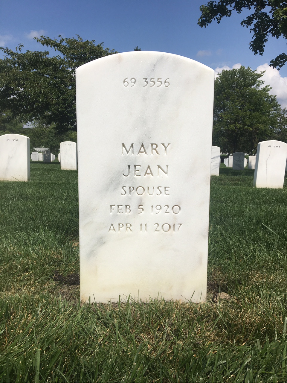 Back of headstone — John Boyle