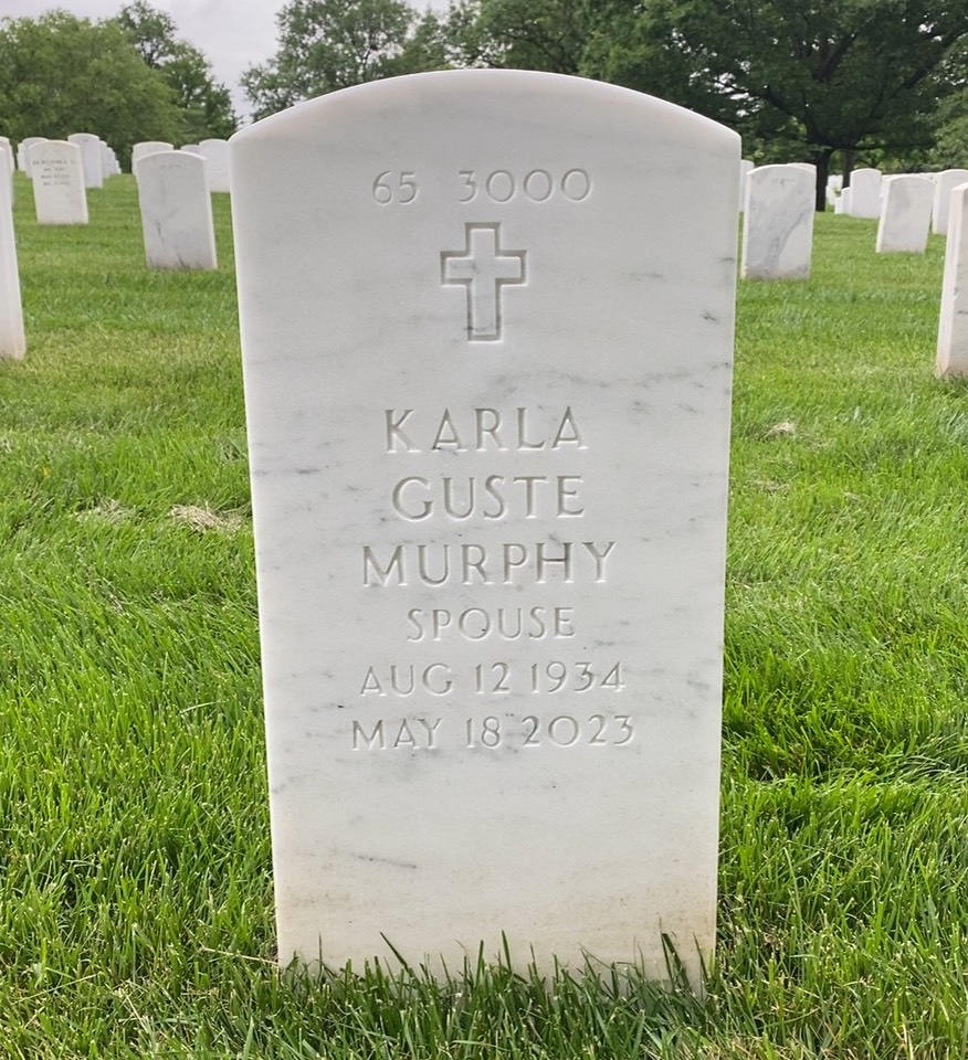 Back of headstone — James Murphy