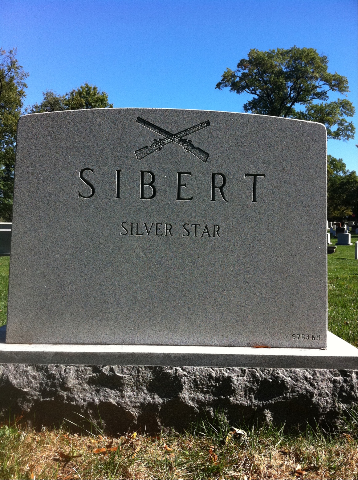 Back of headstone — Dorothy Sibert
