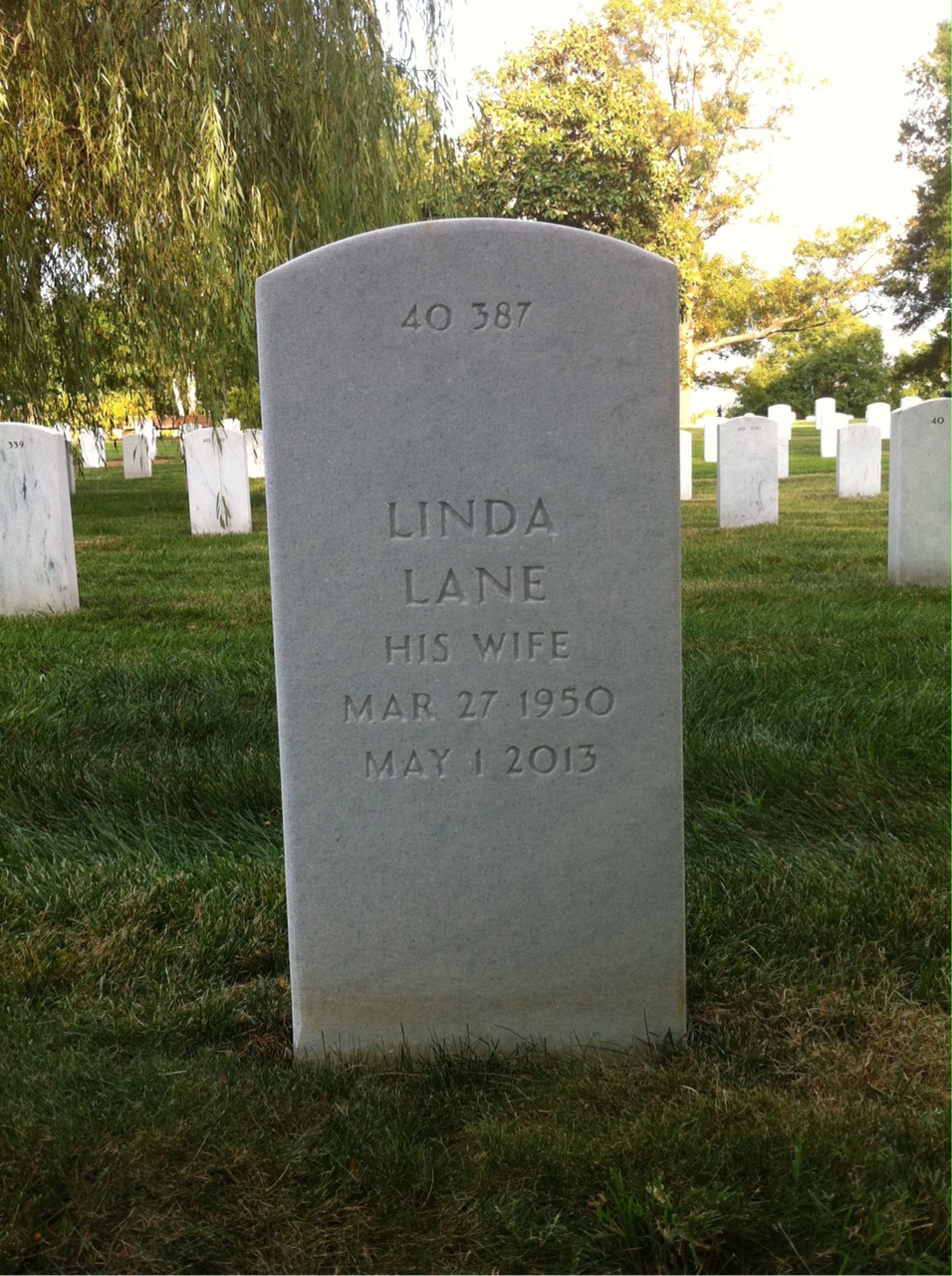 Back of headstone — Steven Joseph