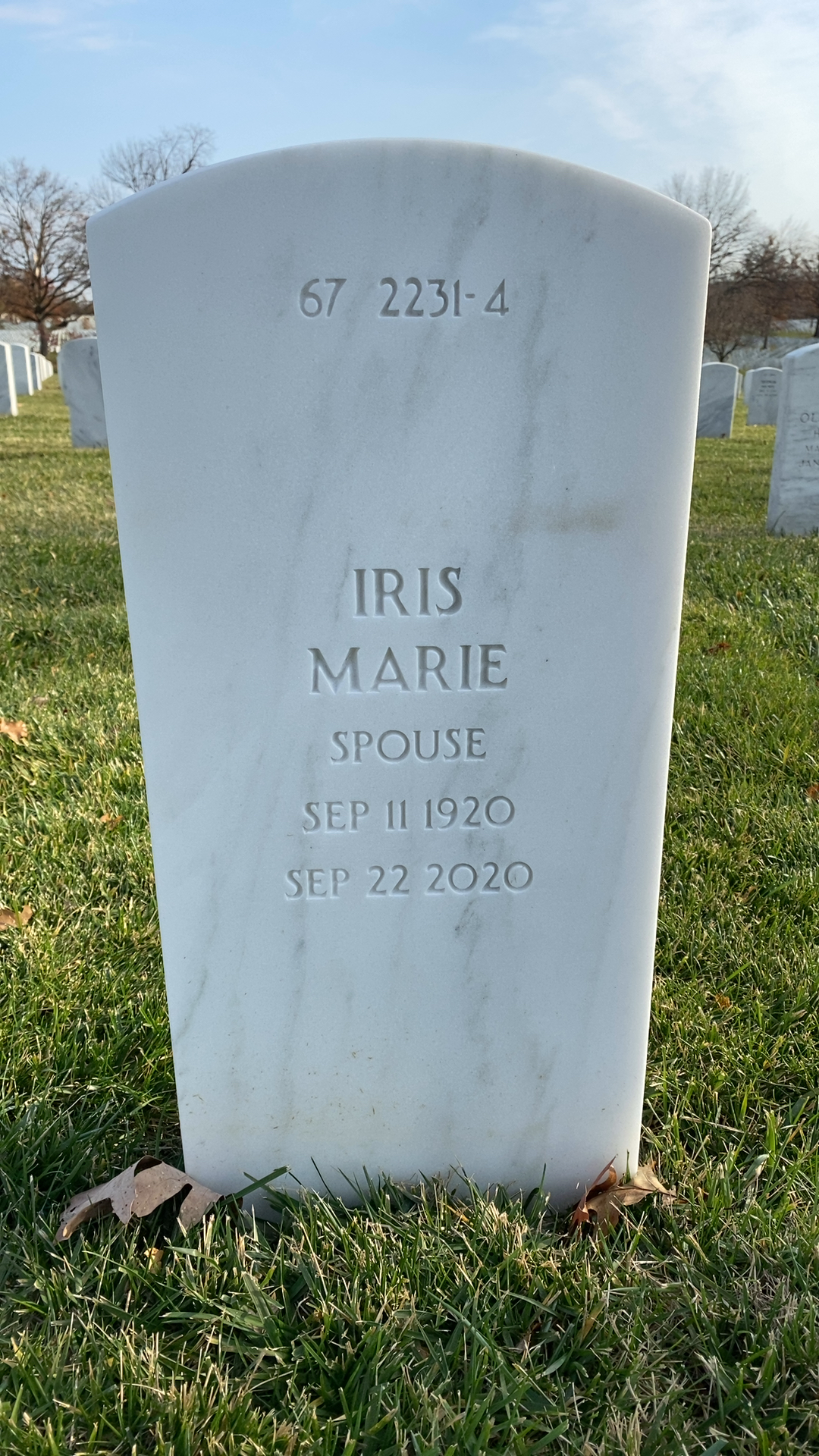 Back of headstone — Rivers Morrell