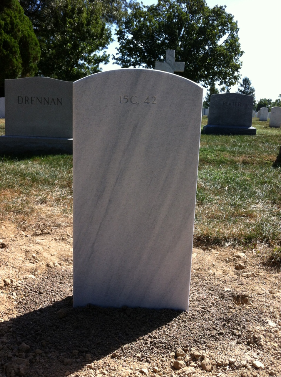 Back of headstone — C Bangs