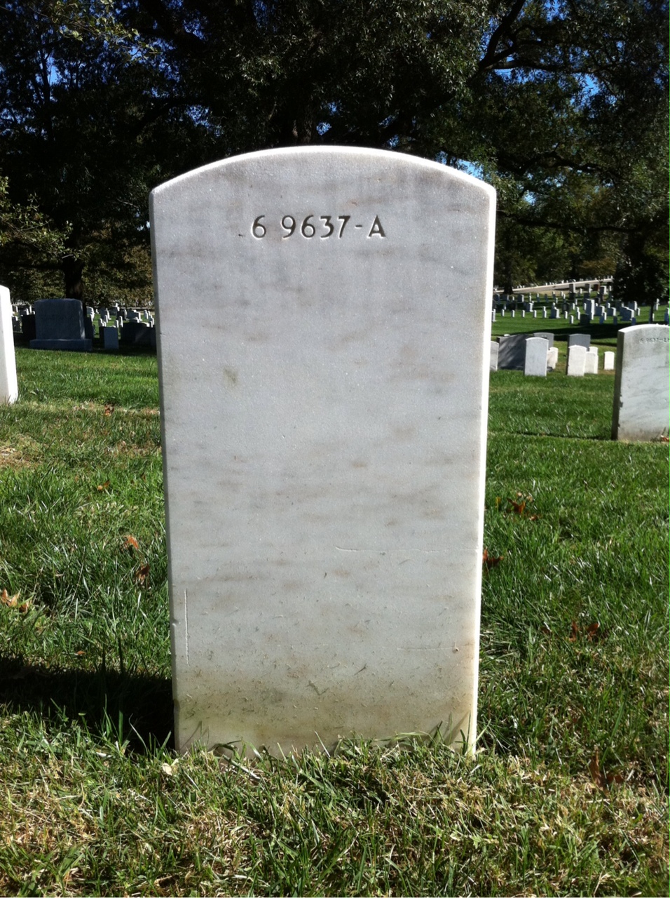 Back of headstone — Gertrude Beechwood