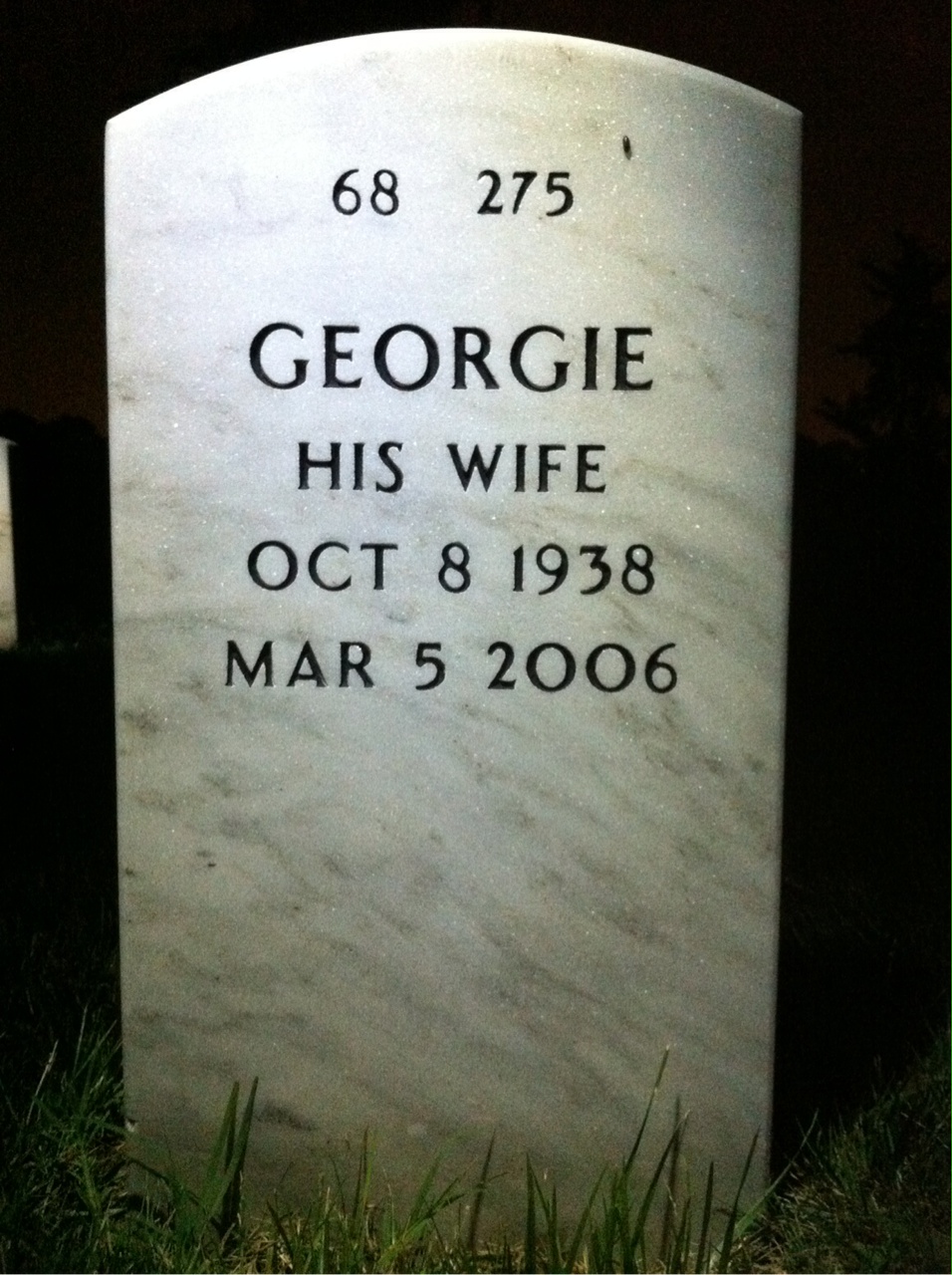 Back of headstone — Robert Oshea