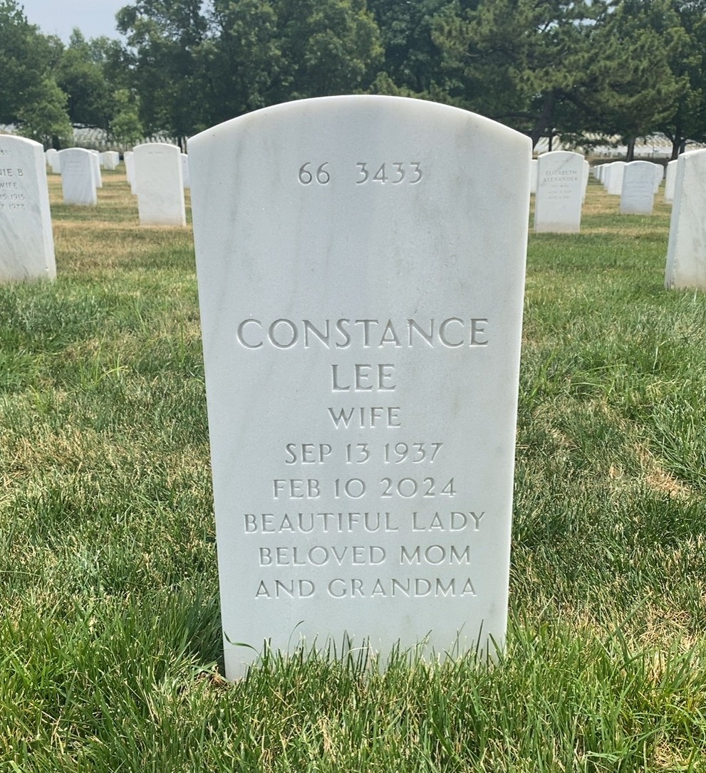 Back of headstone — Gerard Criscuolo