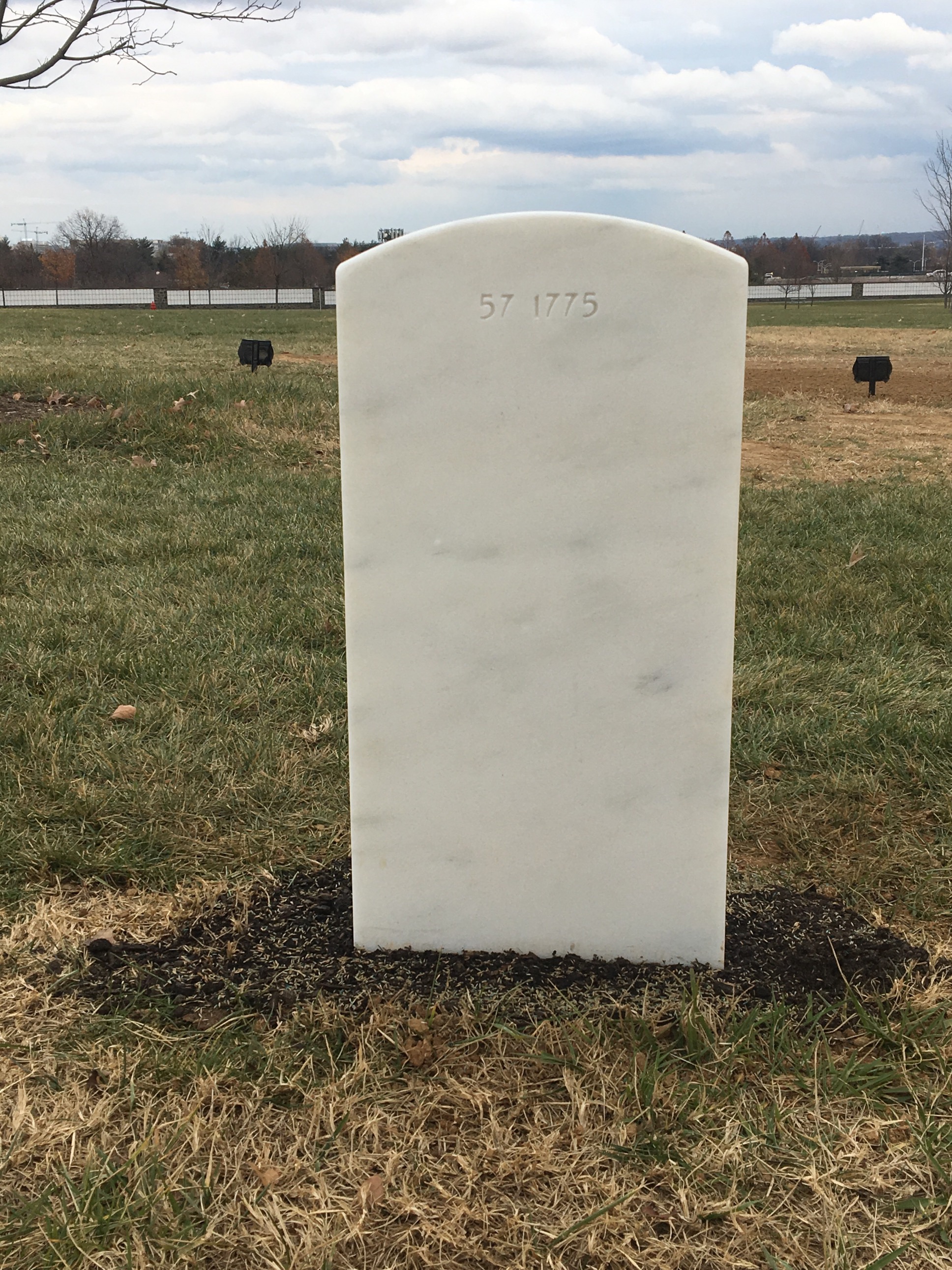 Back of headstone — Simoneaux Alexander