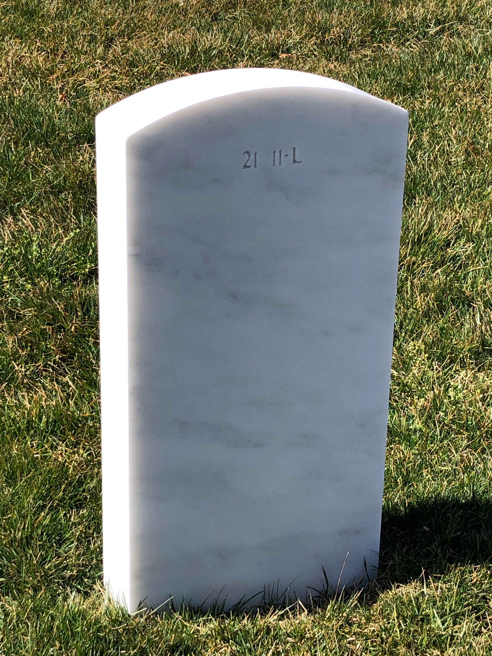 Back of headstone — Lydia Bahlmann