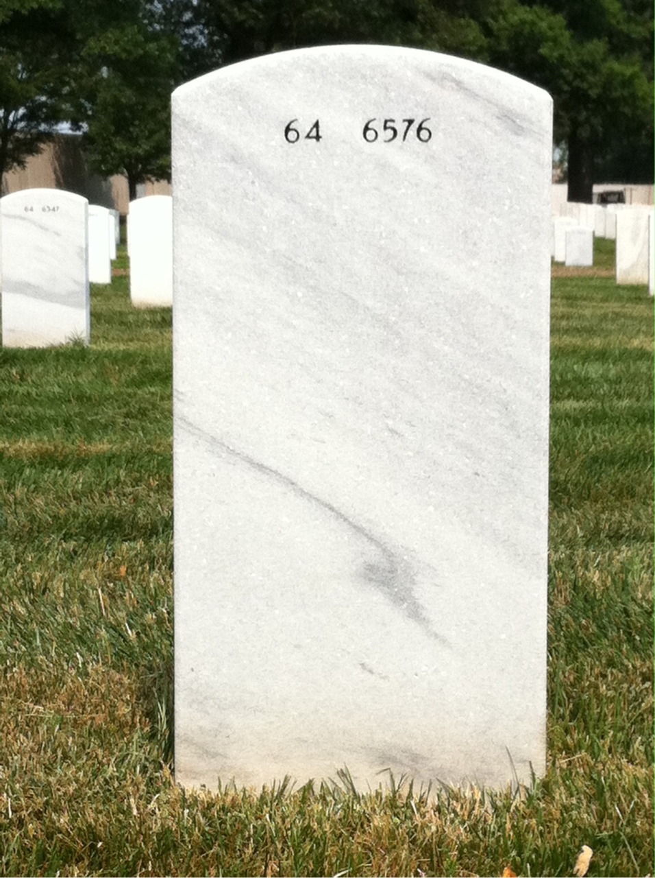 Back of headstone — Thomas Stevens