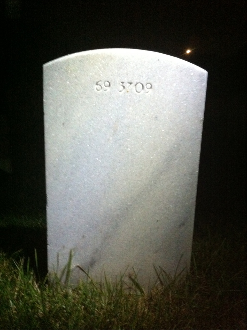 Back of headstone — Jason Alatorre-Martin