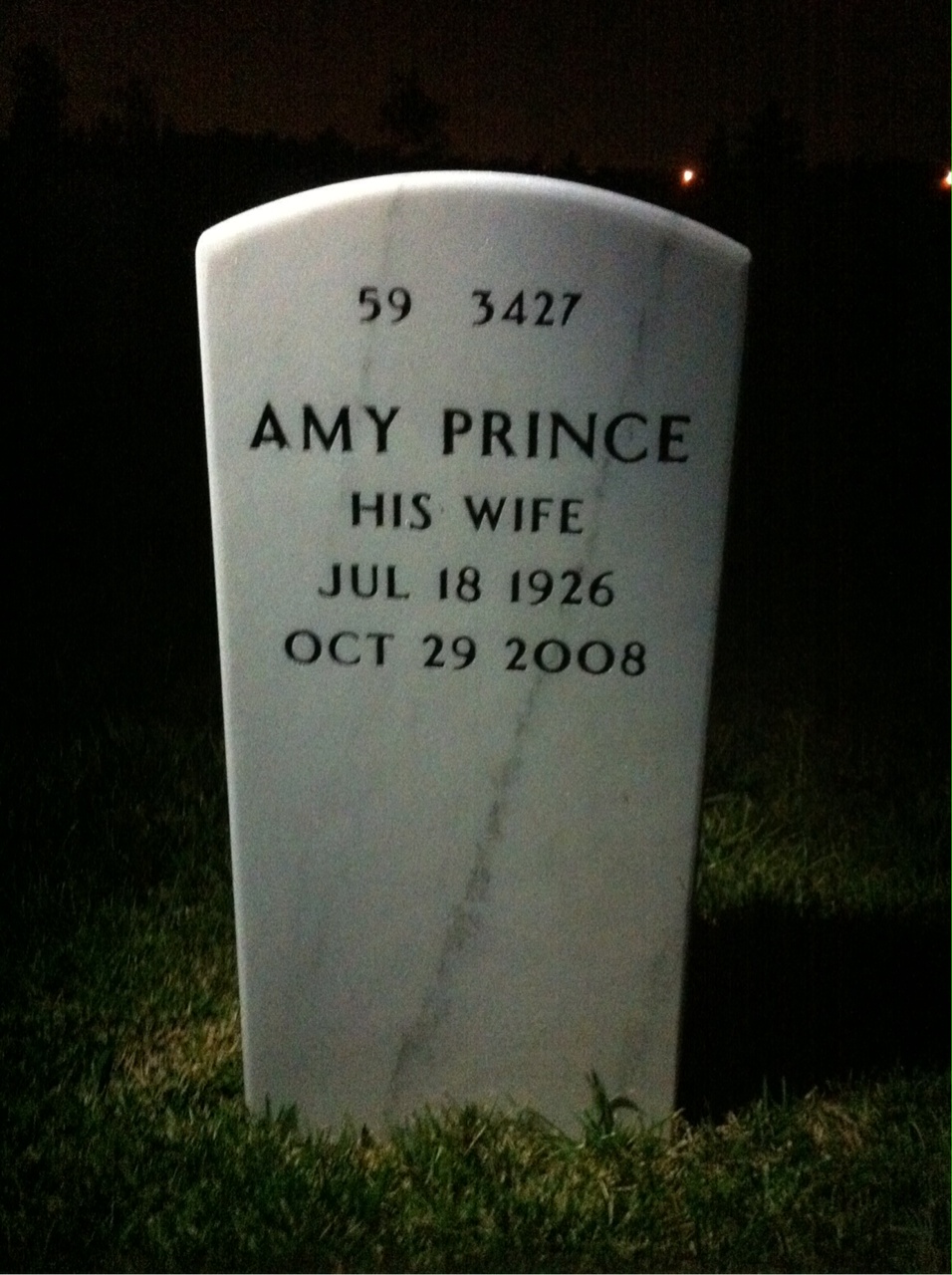Back of headstone — Thomas Jordan