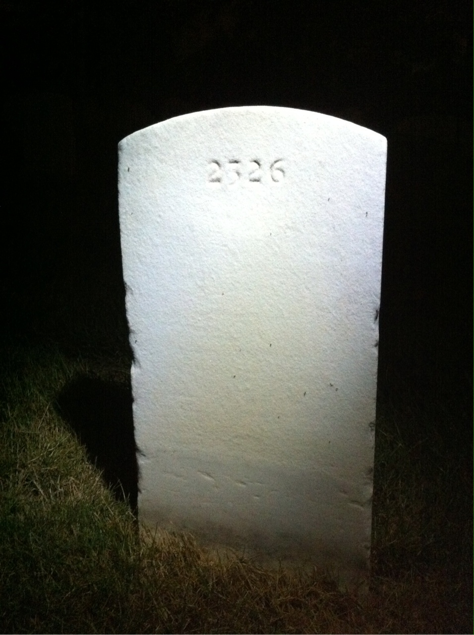 Back of headstone — William Molton