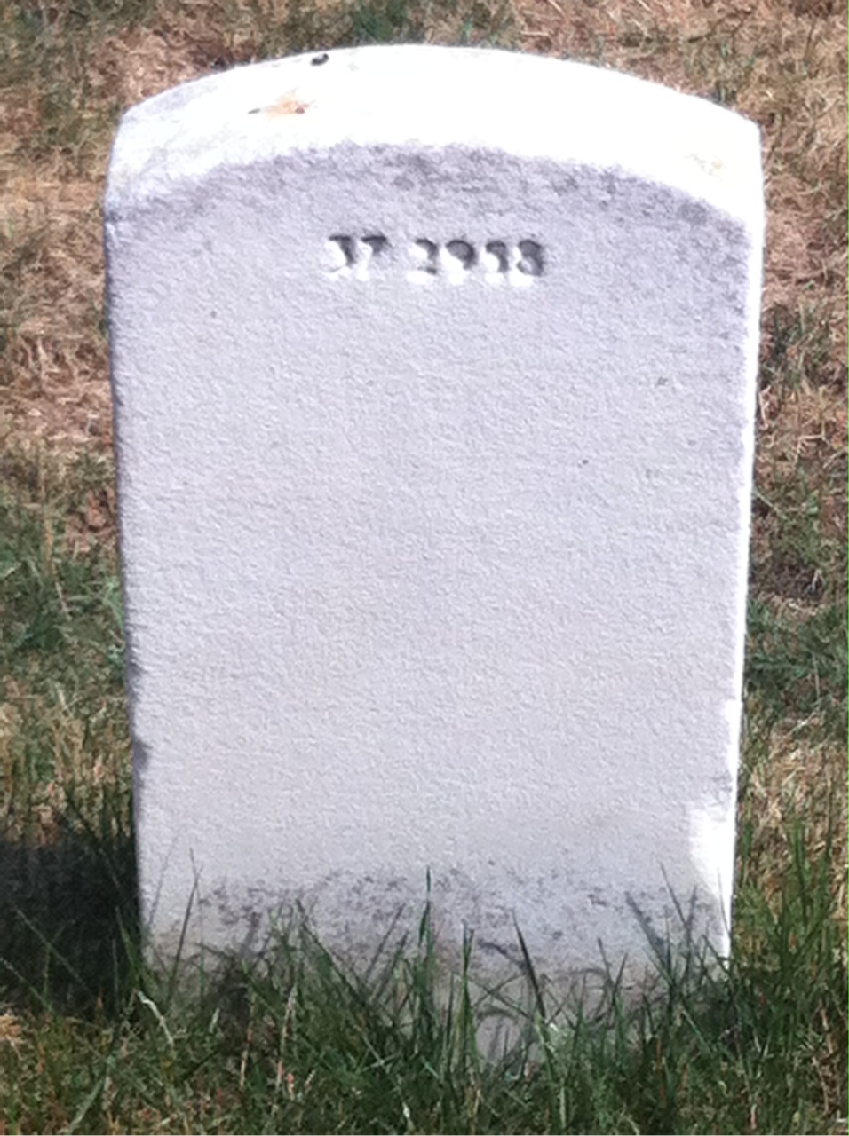 Back of headstone — James Morrison