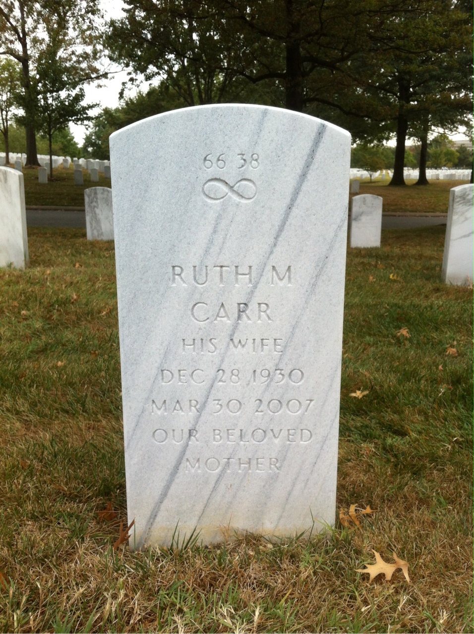 Back of headstone — John Telfair