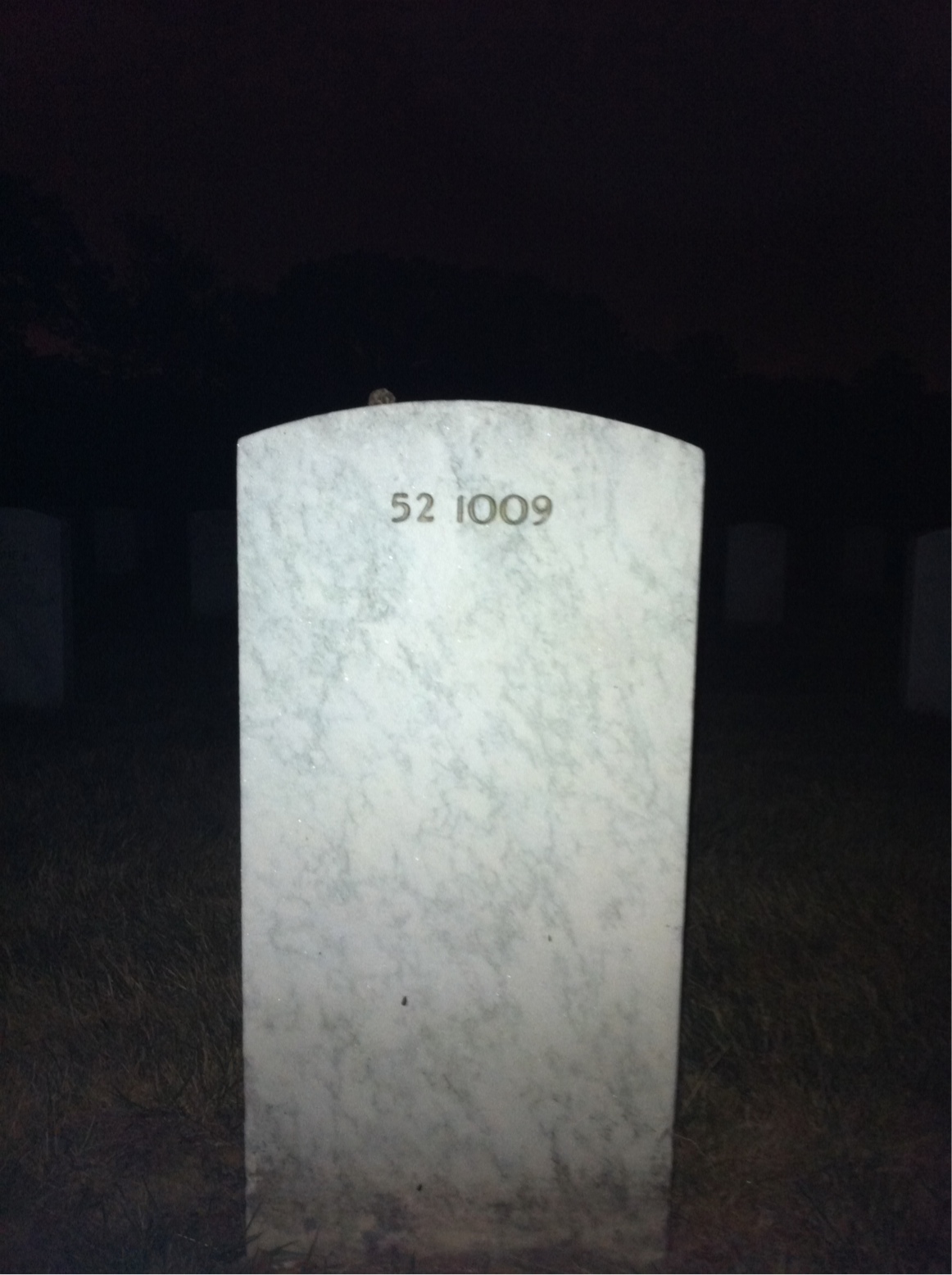 Back of headstone — Anna Agcaoili