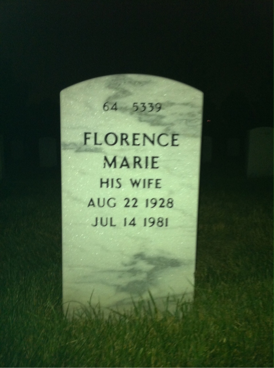 Back of headstone — Charles Jagoe