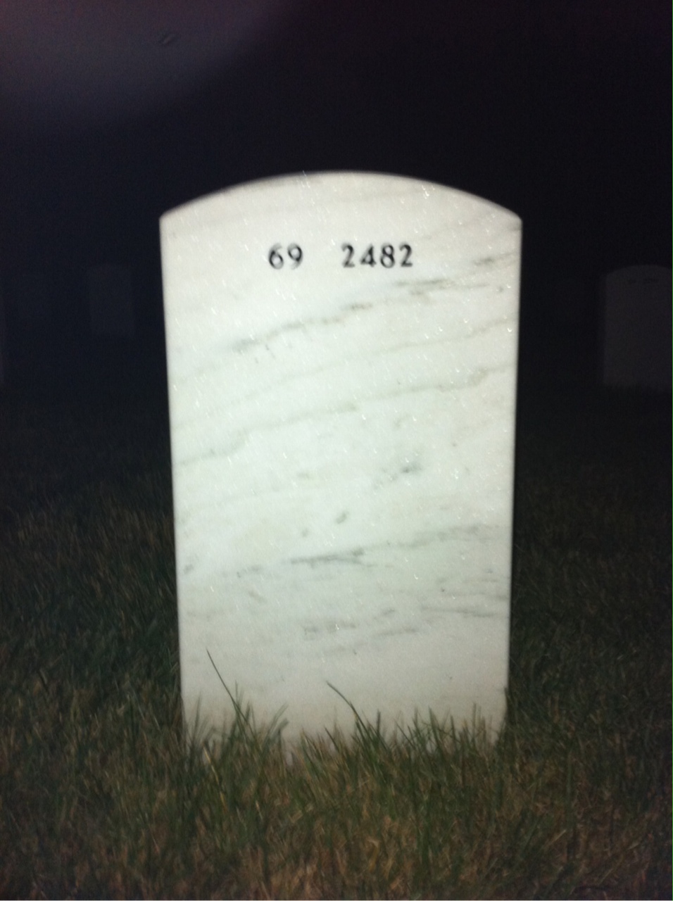 Back of headstone — Willa Wahlstrom