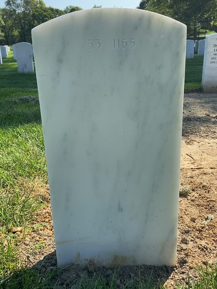 Back of headstone — Marshall Tappan Slater