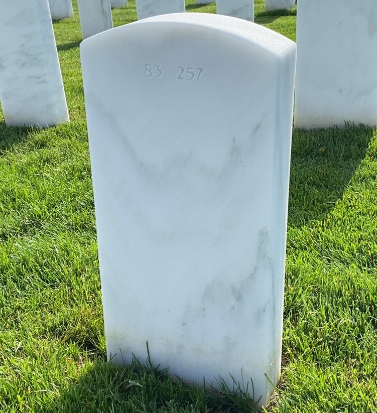 Back of headstone — Peter Abbruzzese