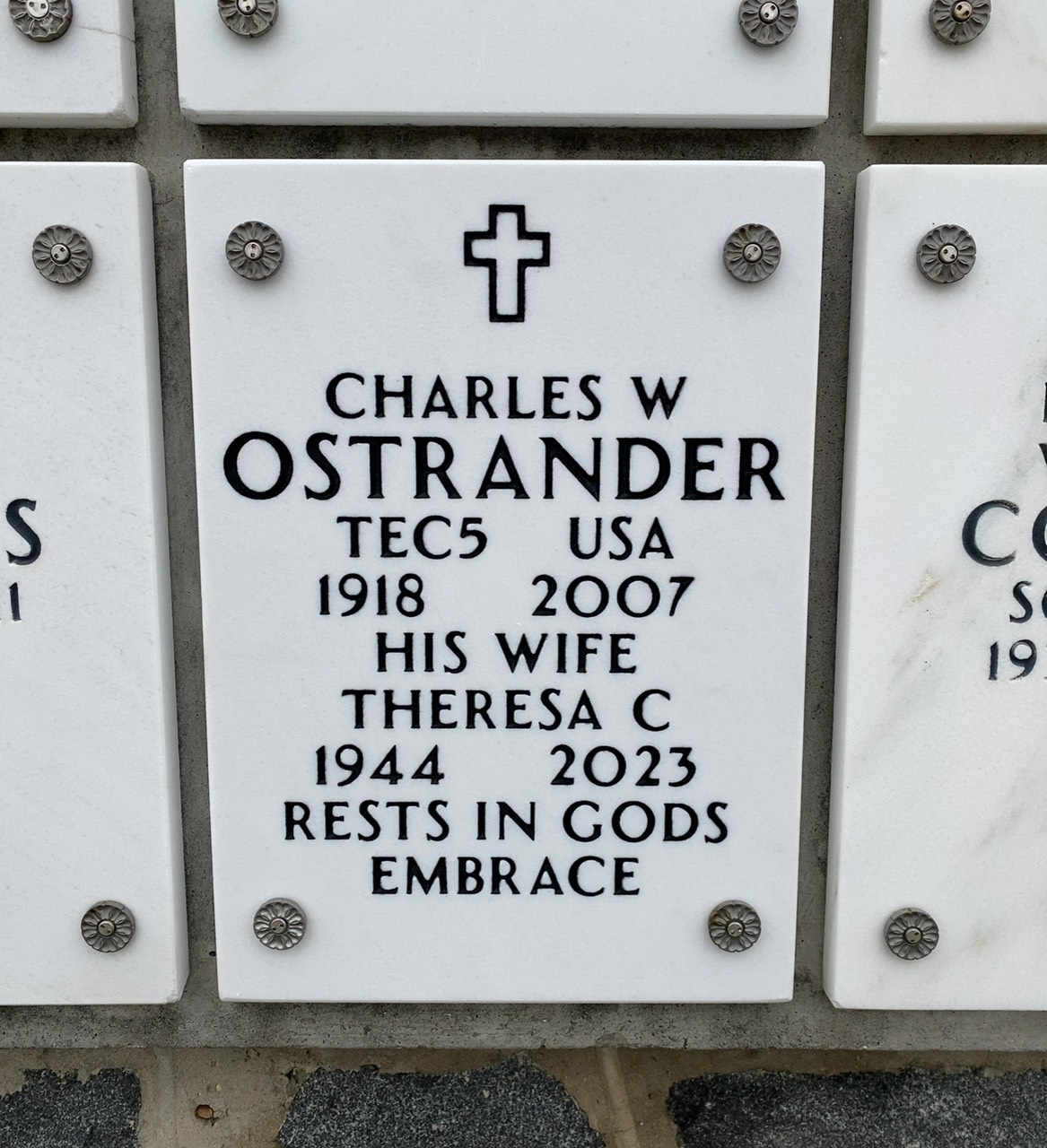 Charles W Ostrander