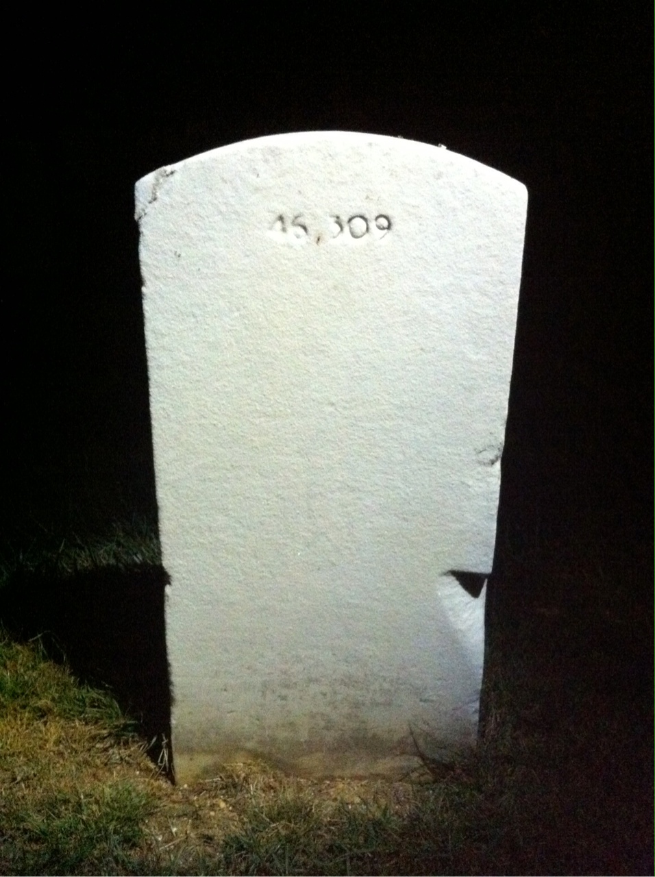 Back of headstone — Norman Murray