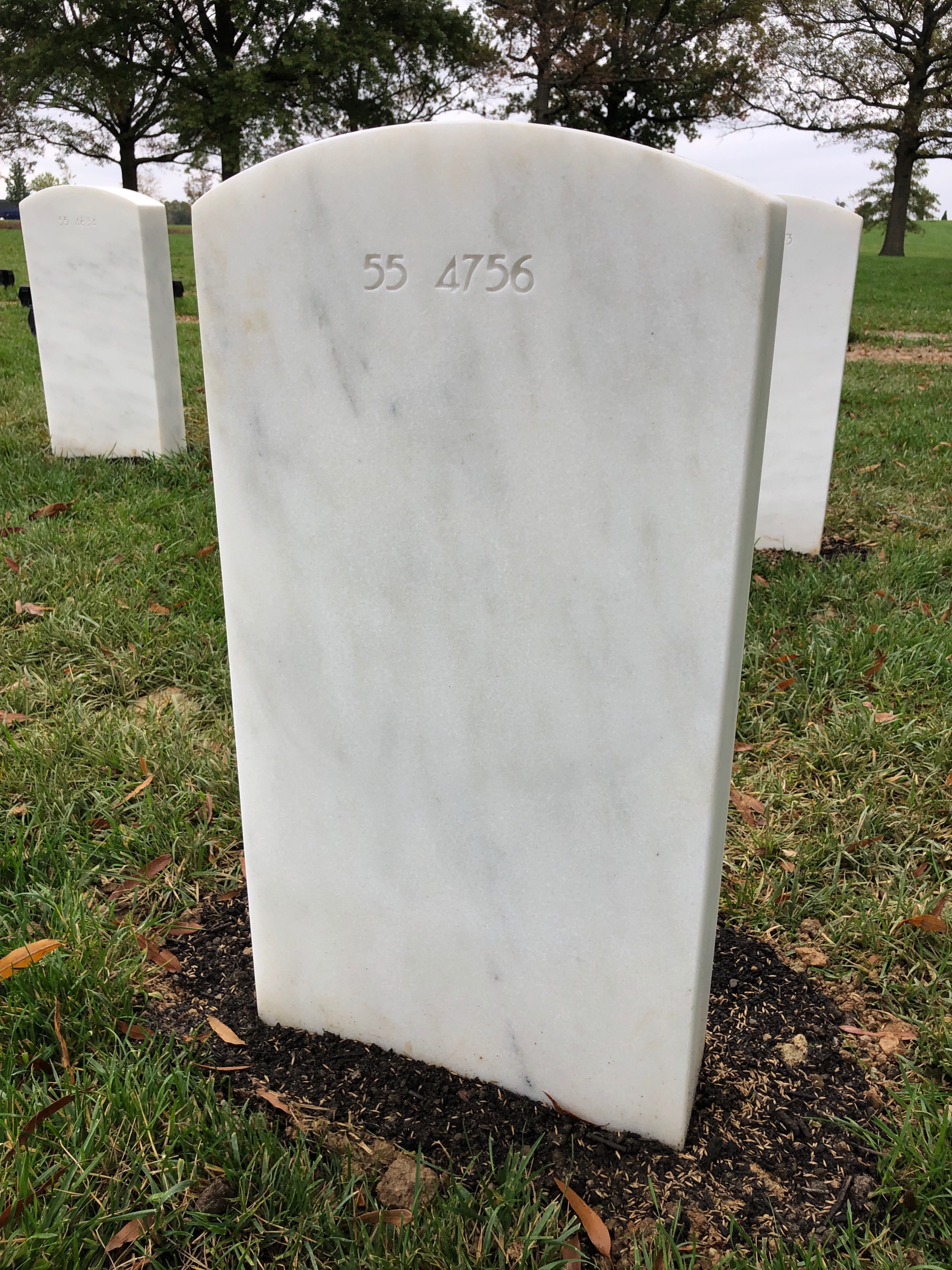 Back of headstone — Joseph Menichella