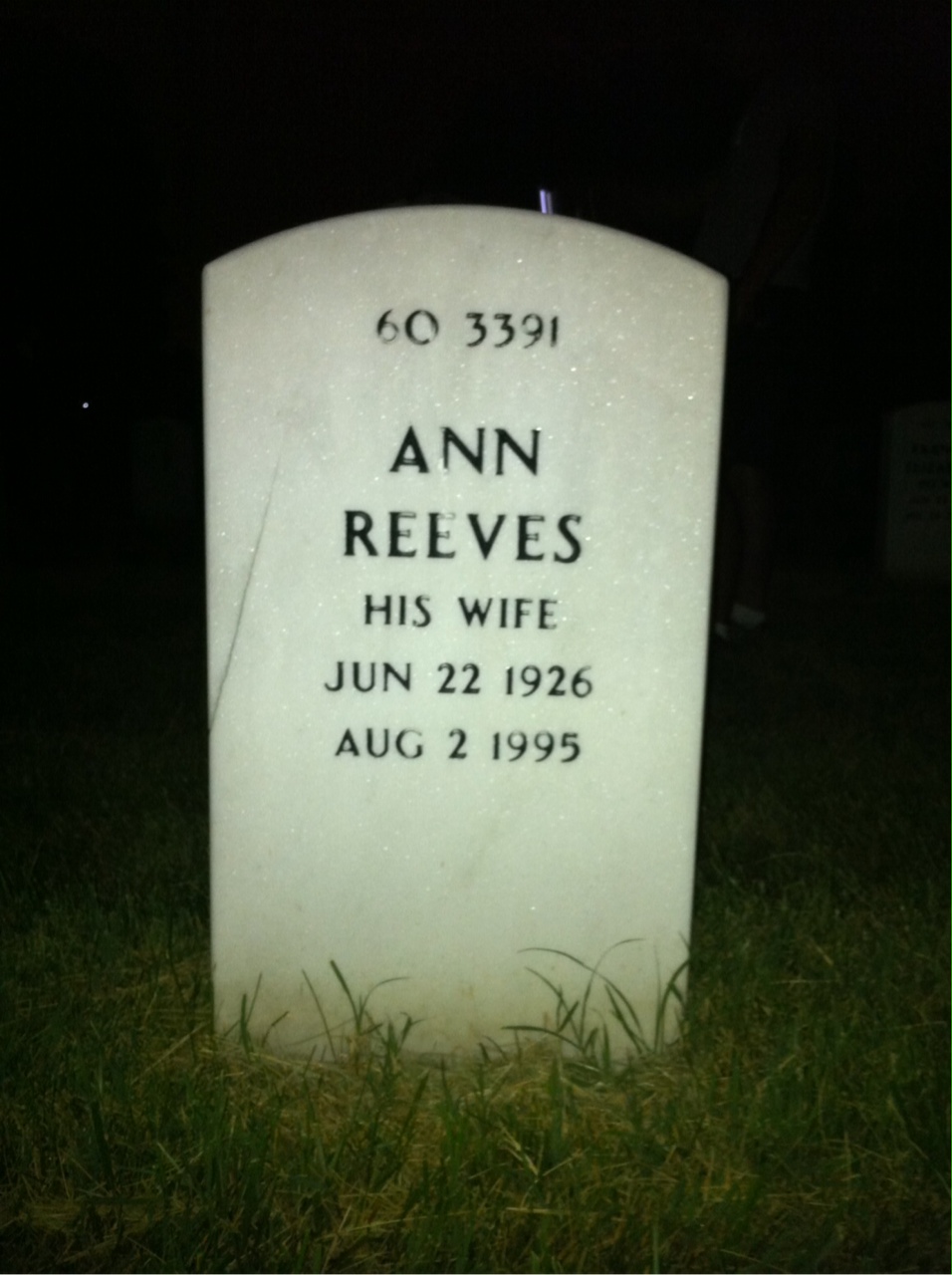 Back of headstone — Hugh Holt