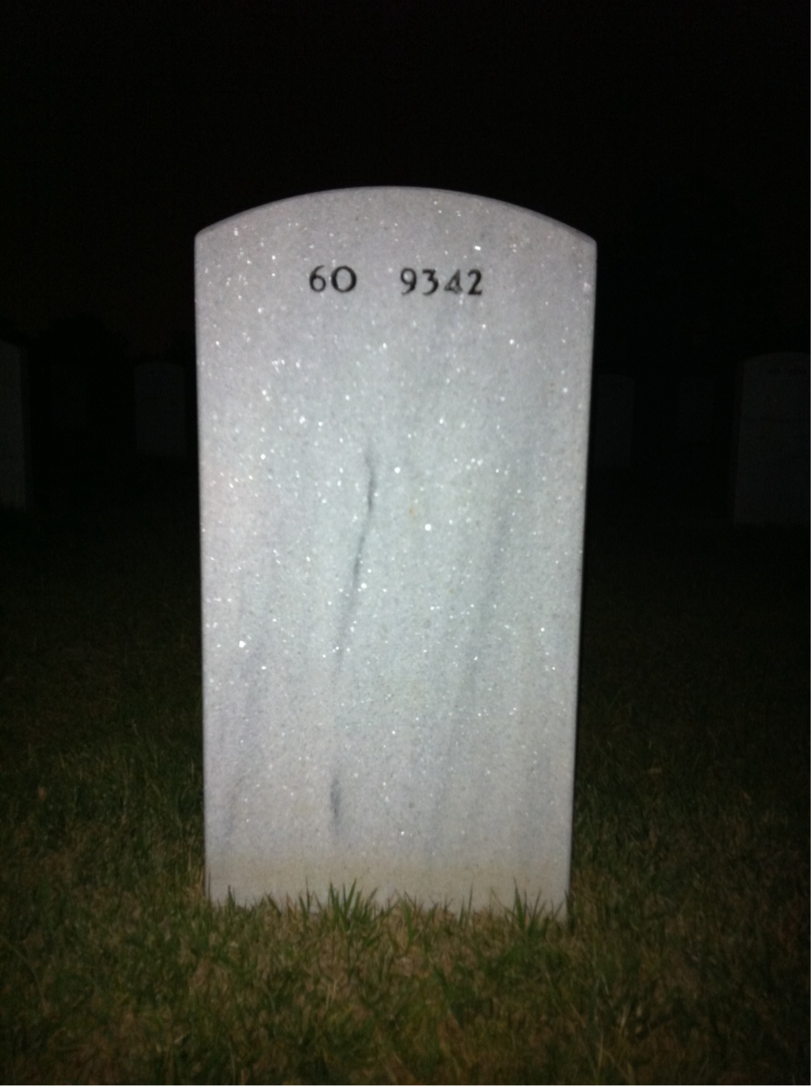 Back of headstone — William Musgrave