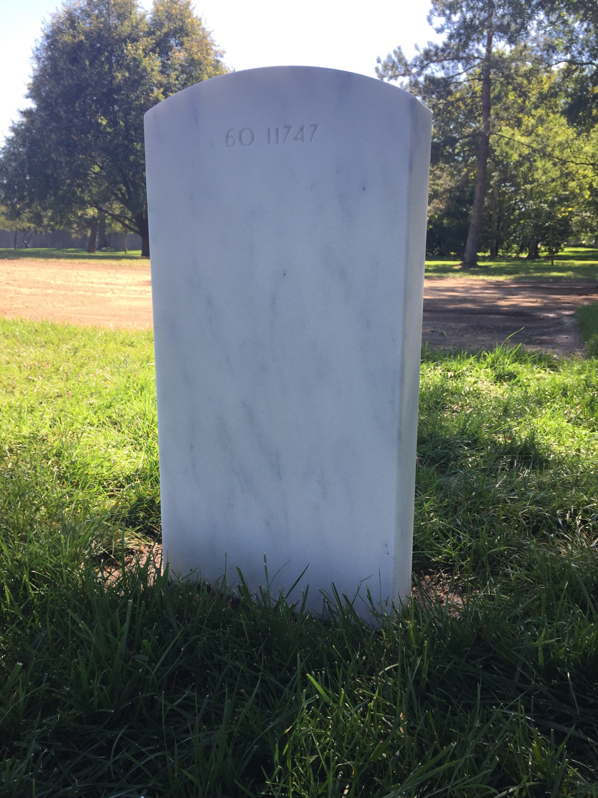 Back of headstone — Mark Edward Hummeldorf