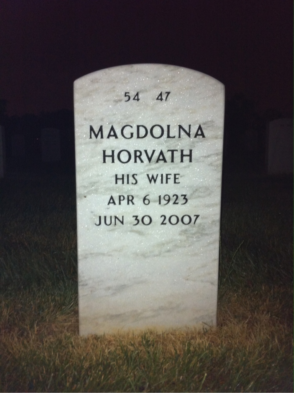 Back of headstone — James Boyd
