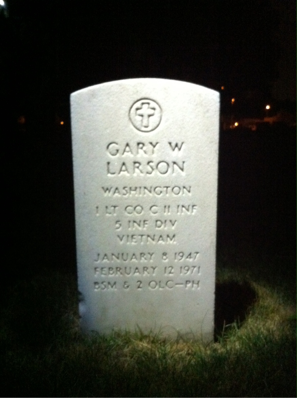 Headstone of Gary Wayne Larson