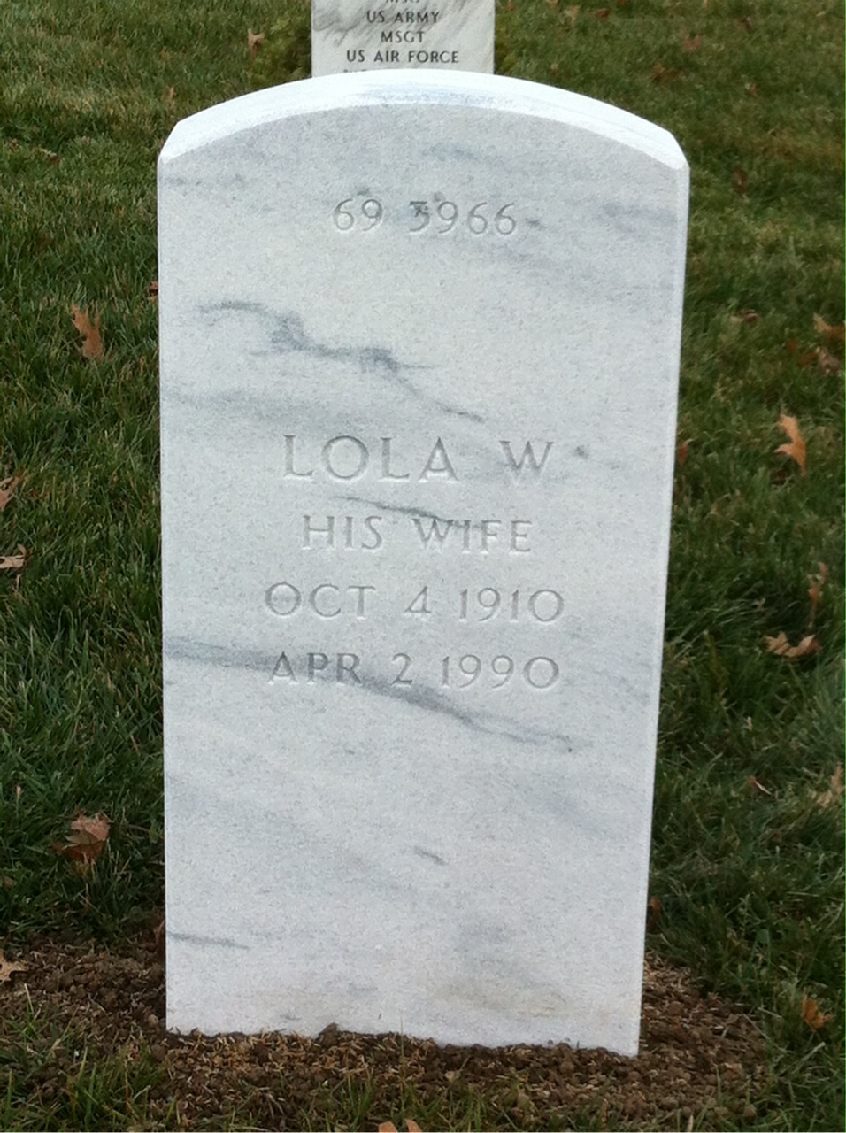 Back of headstone — Richard Boucher