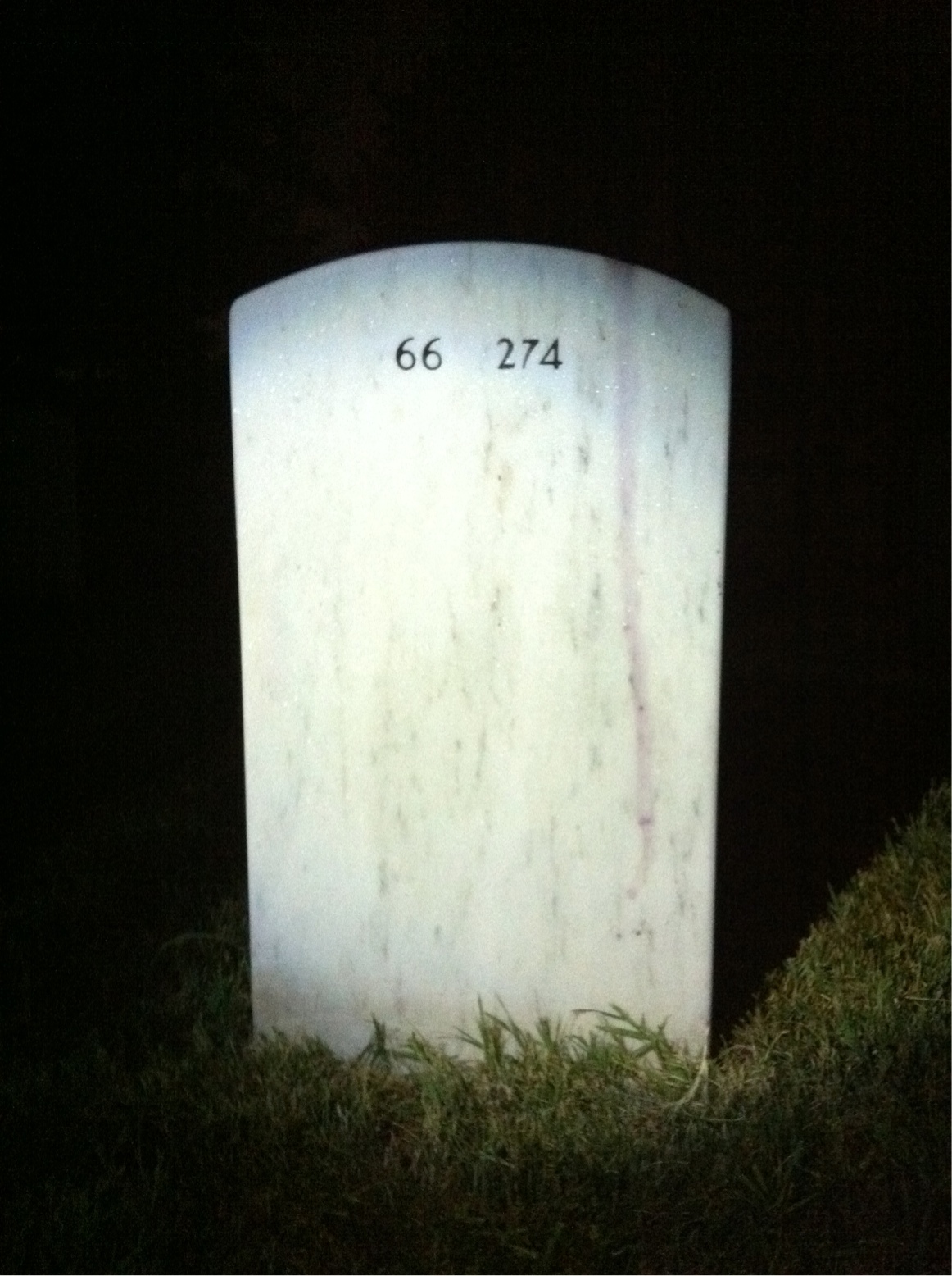 Back of headstone — Martin Allerding