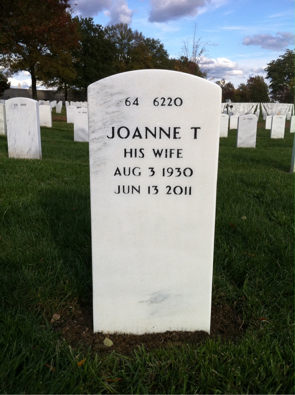 Back of headstone — Victor Olds