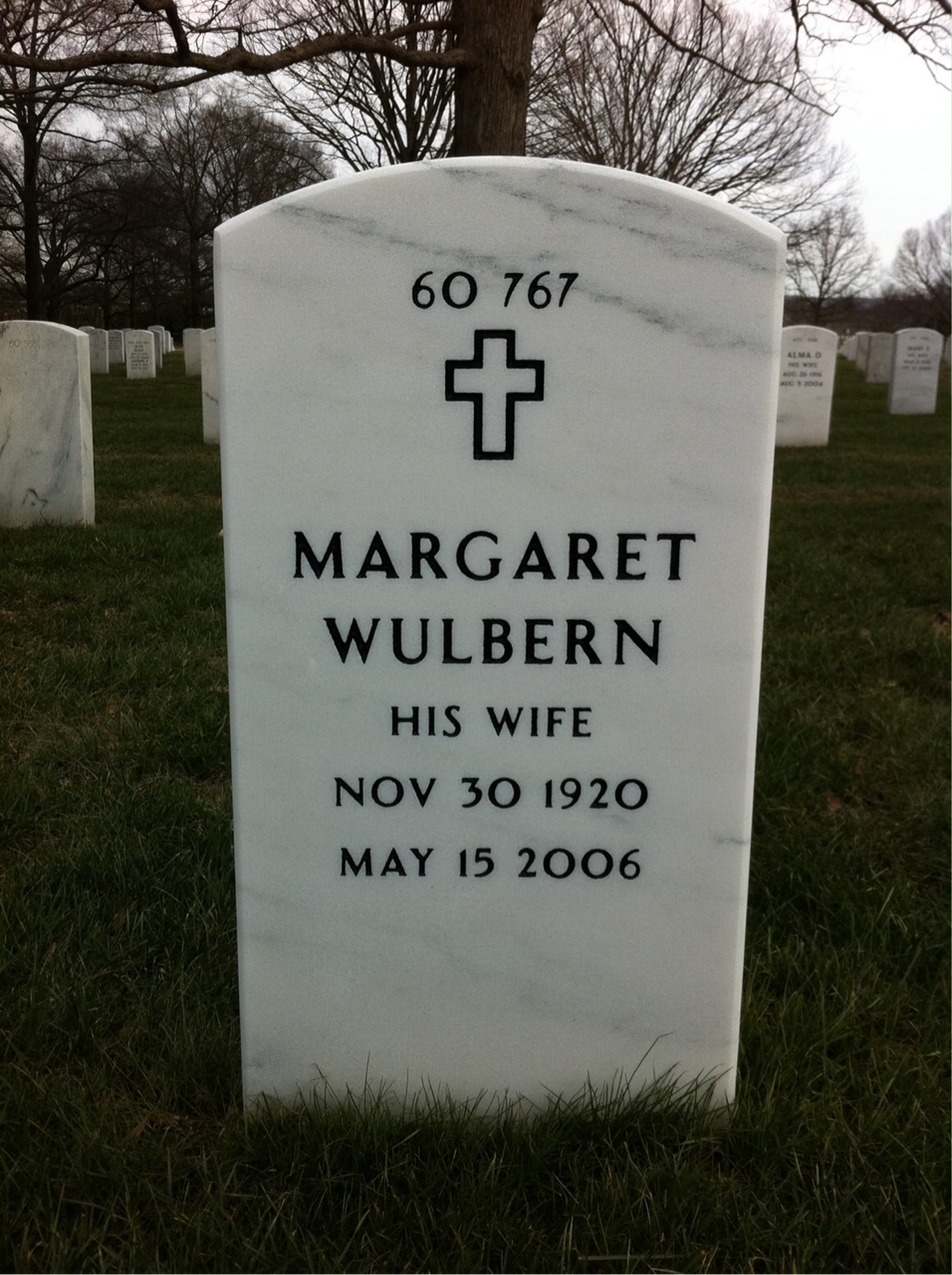 Back of headstone — Malcolm Hooker