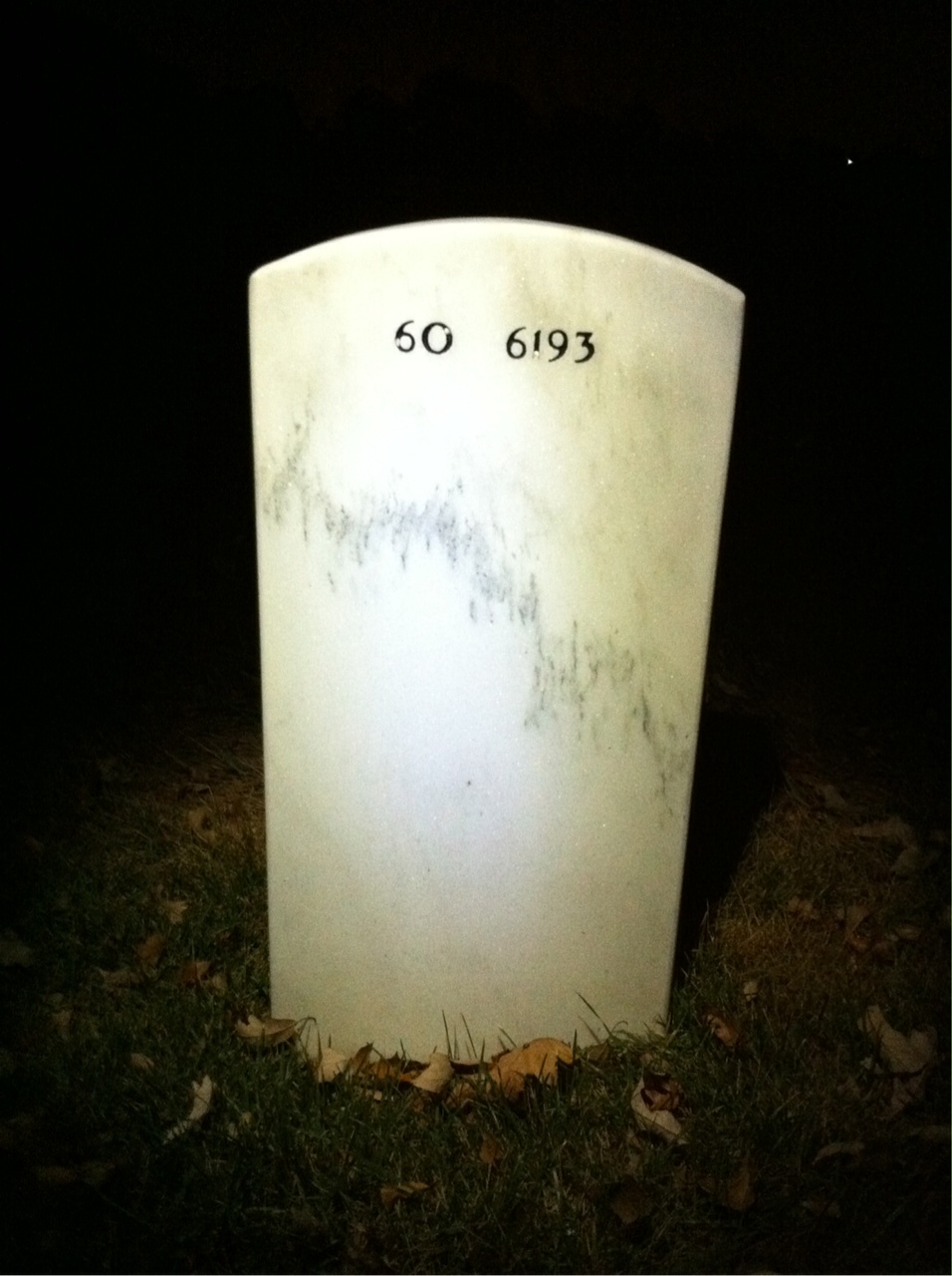 Back of headstone — Carl Klepper