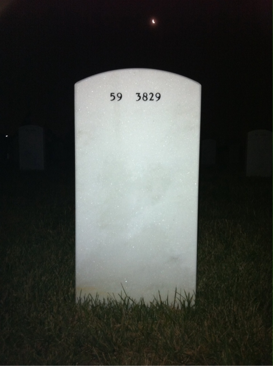 Back of headstone — Robert Connolly