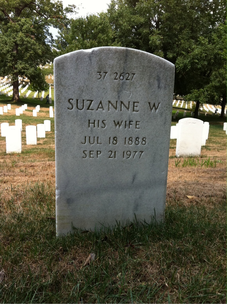 Back of headstone — Frank Mulkern