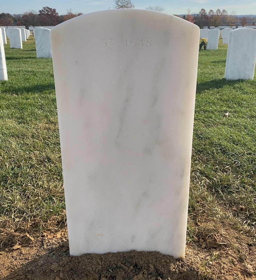 Back of headstone — Andres Francisco Mantecon