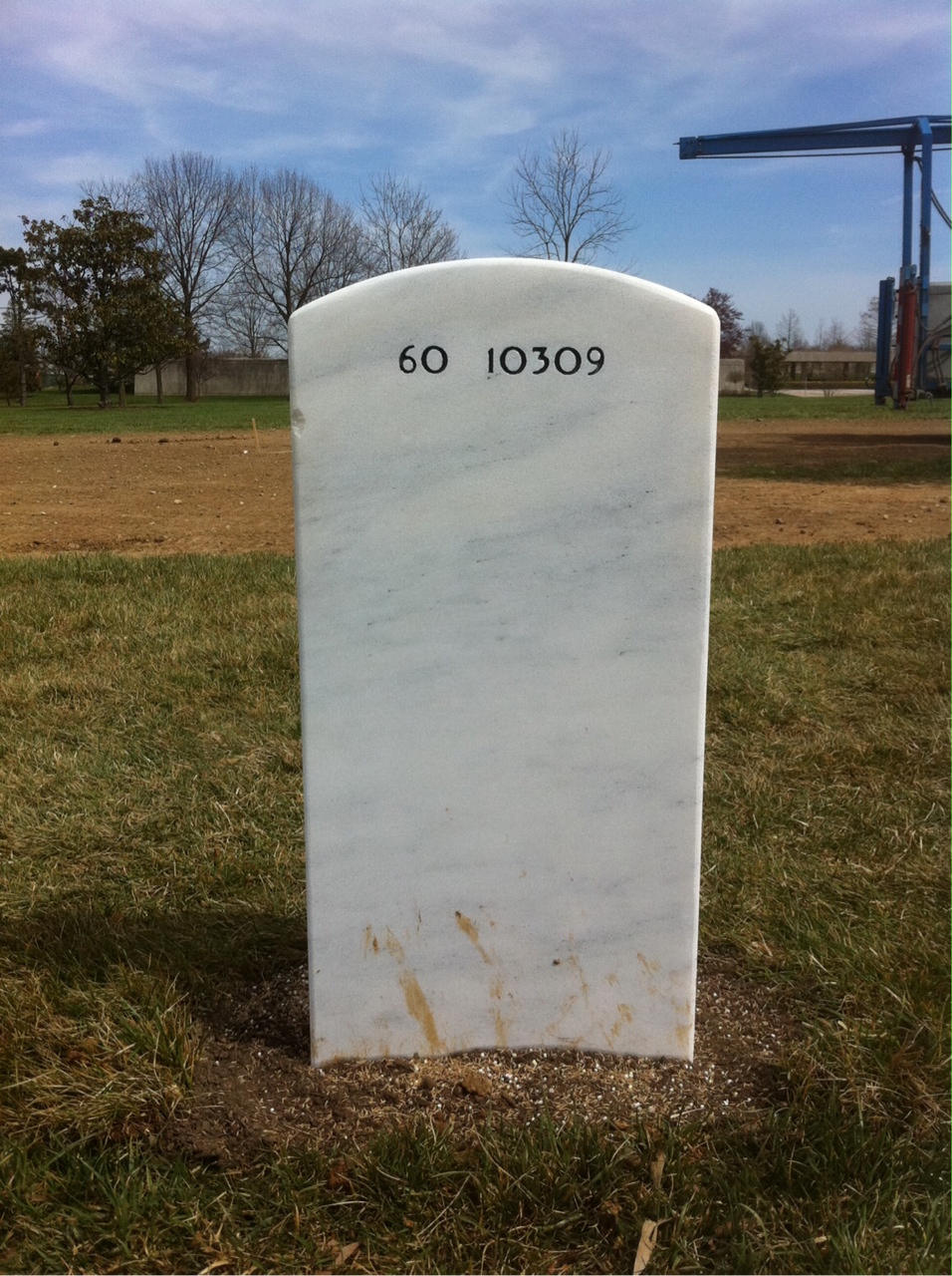 Back of headstone — Ray Dongwook Won