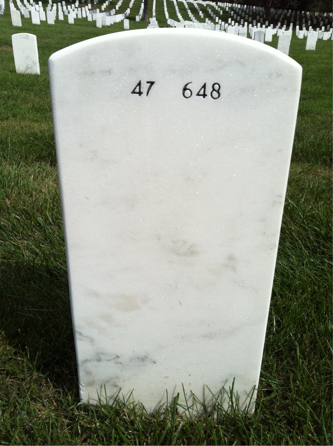 Back of headstone — James Rolison